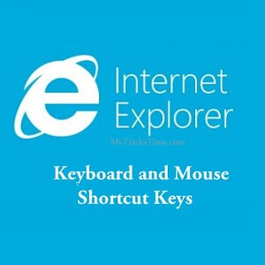 Microsoft Internet Explorer Shortcut Keys