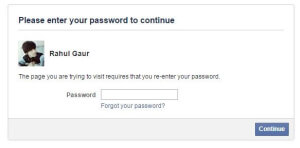 How To Increase Protection Of Facebook Account - Demo 1