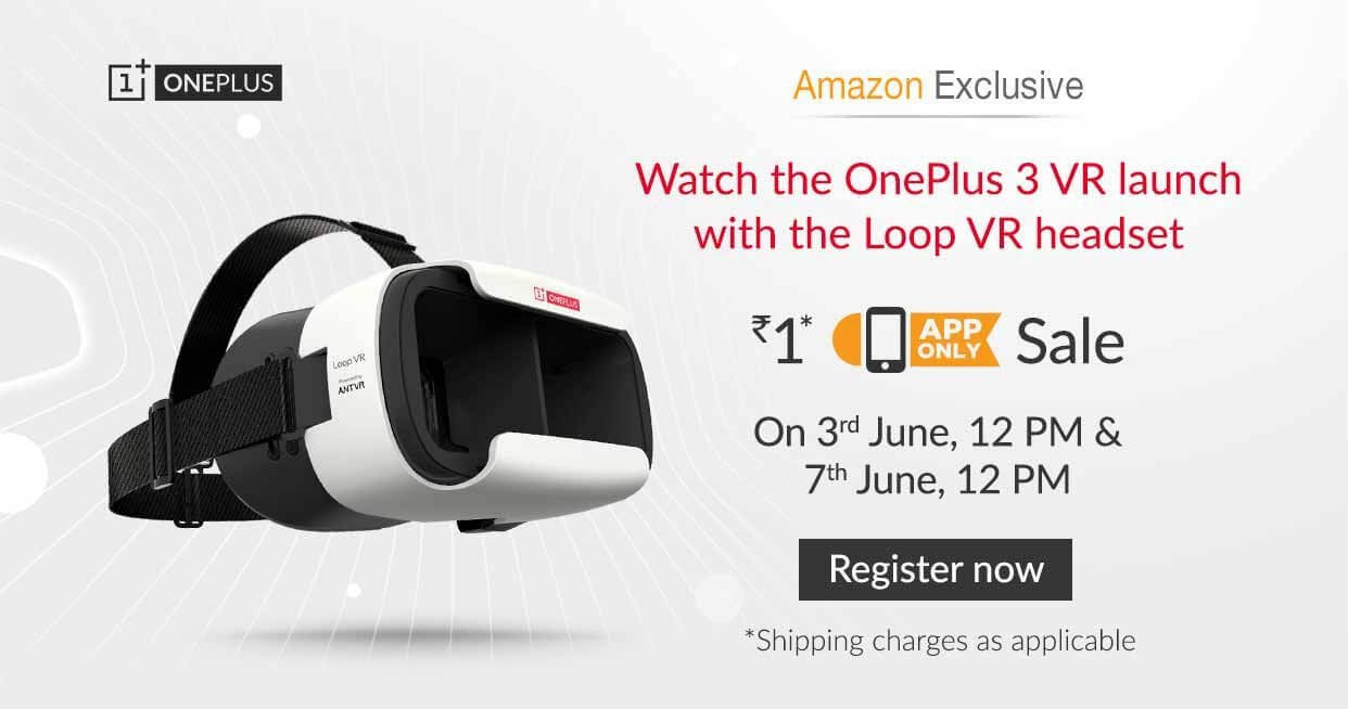 OnePlus Loop VR Headset at Just Rs.1 Only